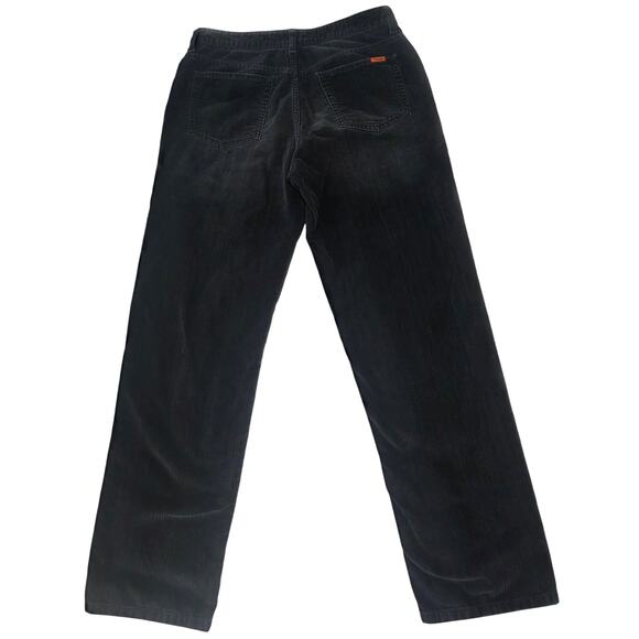 Faconnable Jeans Men's 34R Corduroy Pants Dark Gray Distressed Cotton French - Picture 2 of 15